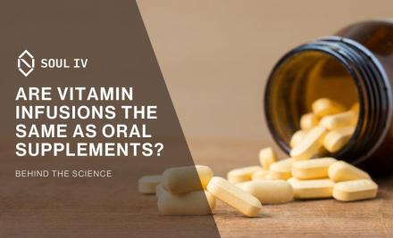 Are vitamin infusions the same as oral supplements?